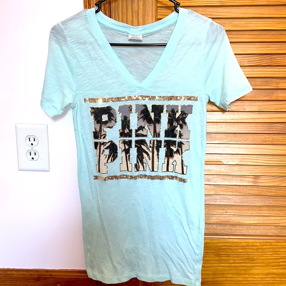 PINK V-Neck Tee Shirt